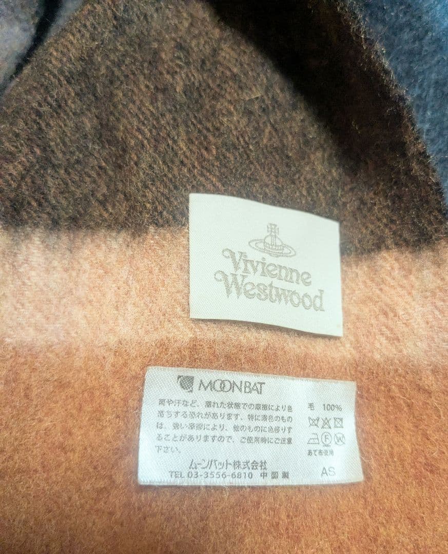 Vivienne Westwood チェック柄ポンチョ（AY）