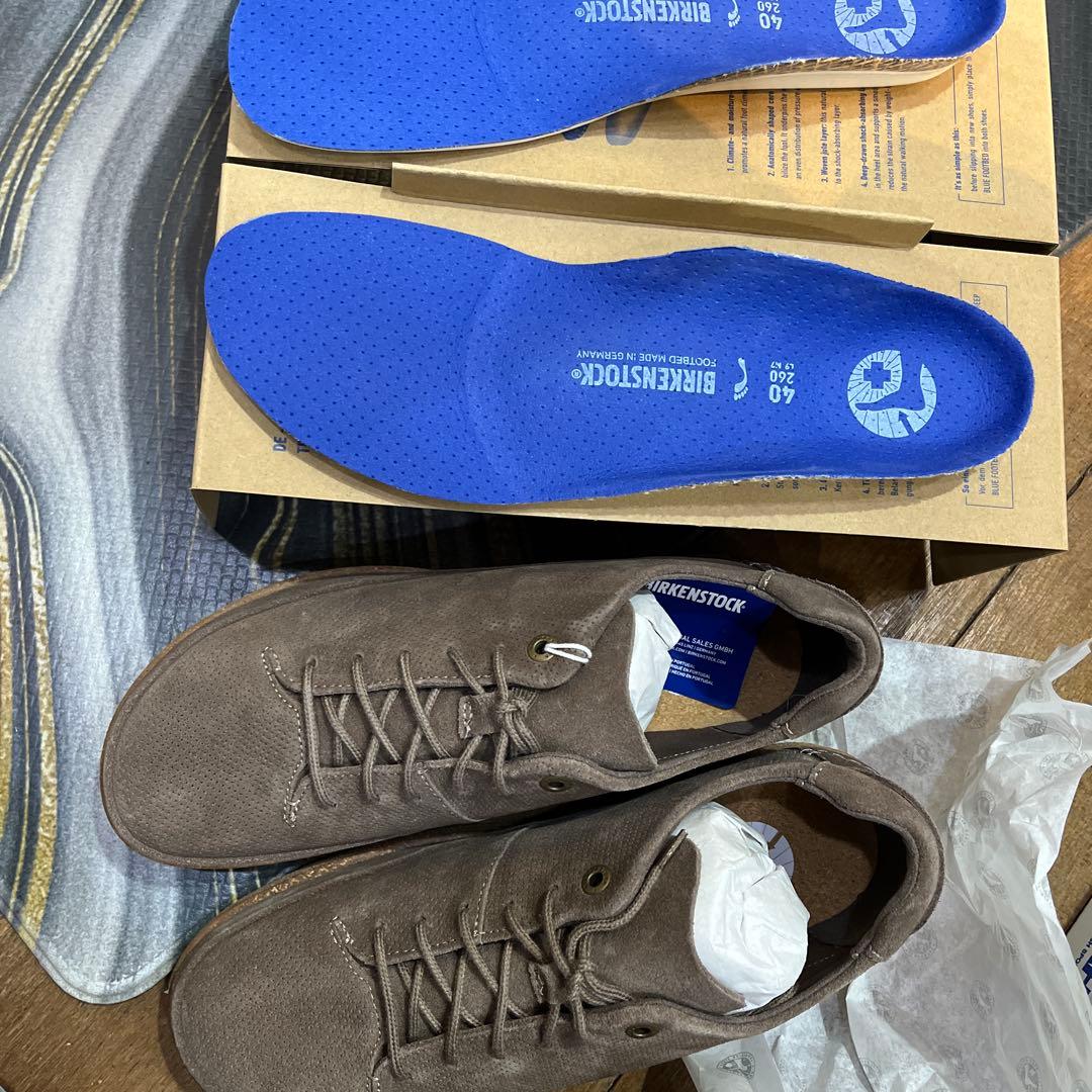 ビルケンシュトックHONNEF LOW.グレートープ新品40.定価¥29700