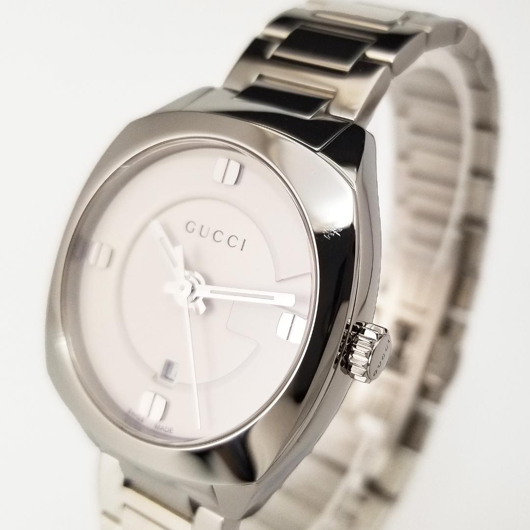 専用 GUCCI グッチ 腕時計 QZ 142.5 付属品あり ホワイト文字盤