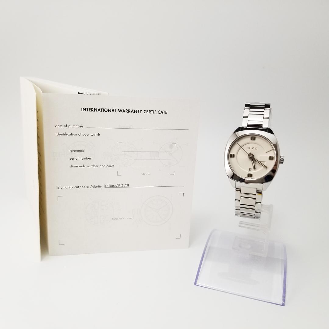 専用 GUCCI グッチ 腕時計 QZ 142.5 付属品あり ホワイト文字盤