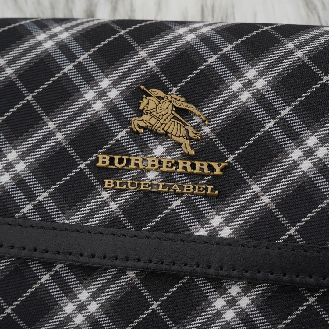 未使用品　BURBERRY BLUE LABEL 長財布　ホースロゴ　ロゴ金具