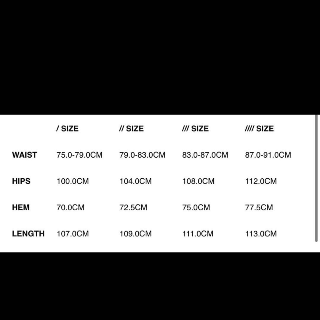 common divisor 黒 ワイドパンツ プリーツ スラックス