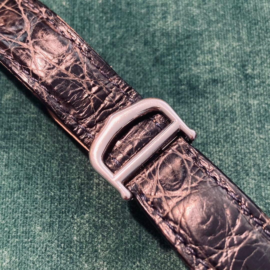 カルティエ　純正Dバックル（純正ベルト付き）16mm シルバー