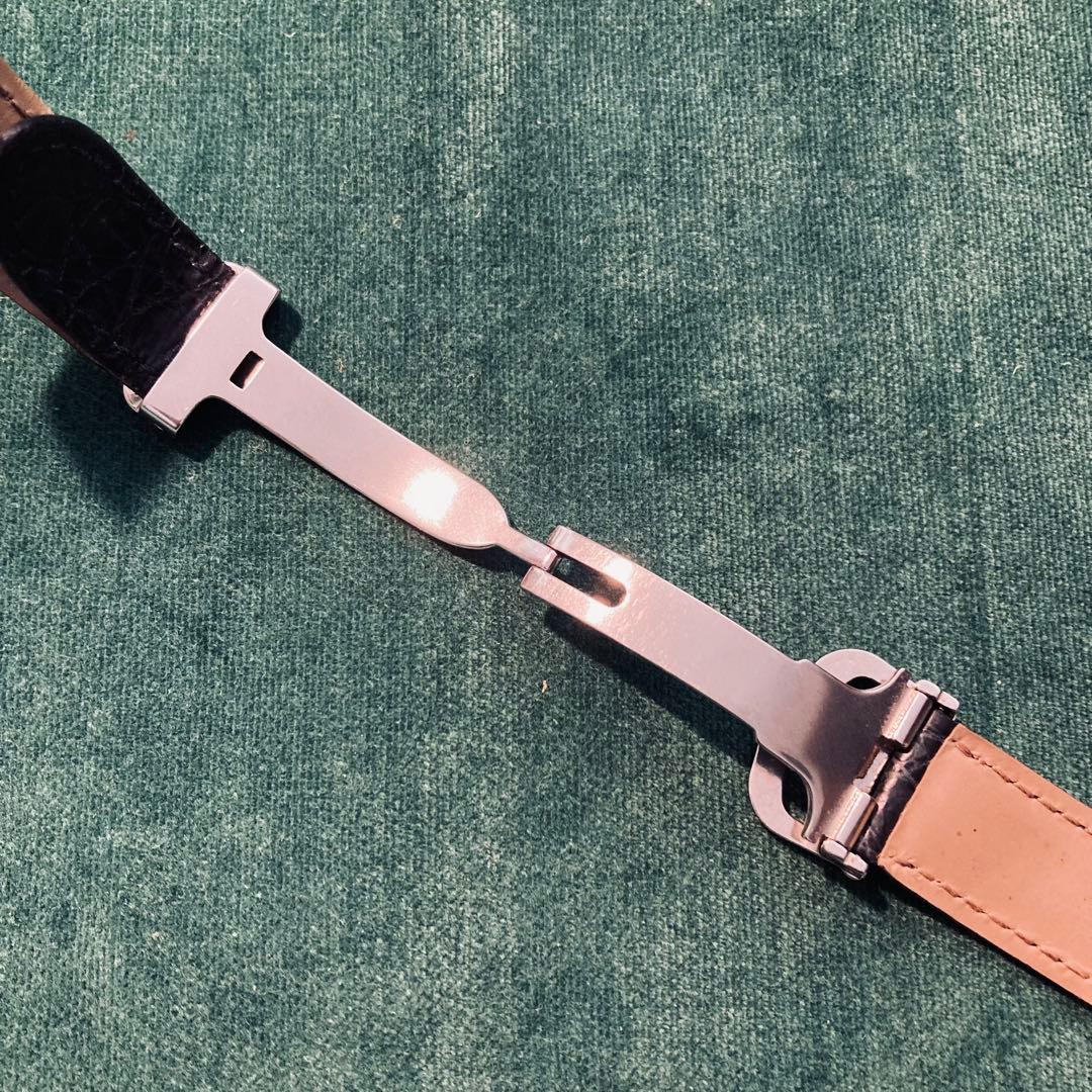 カルティエ　純正Dバックル（純正ベルト付き）16mm シルバー