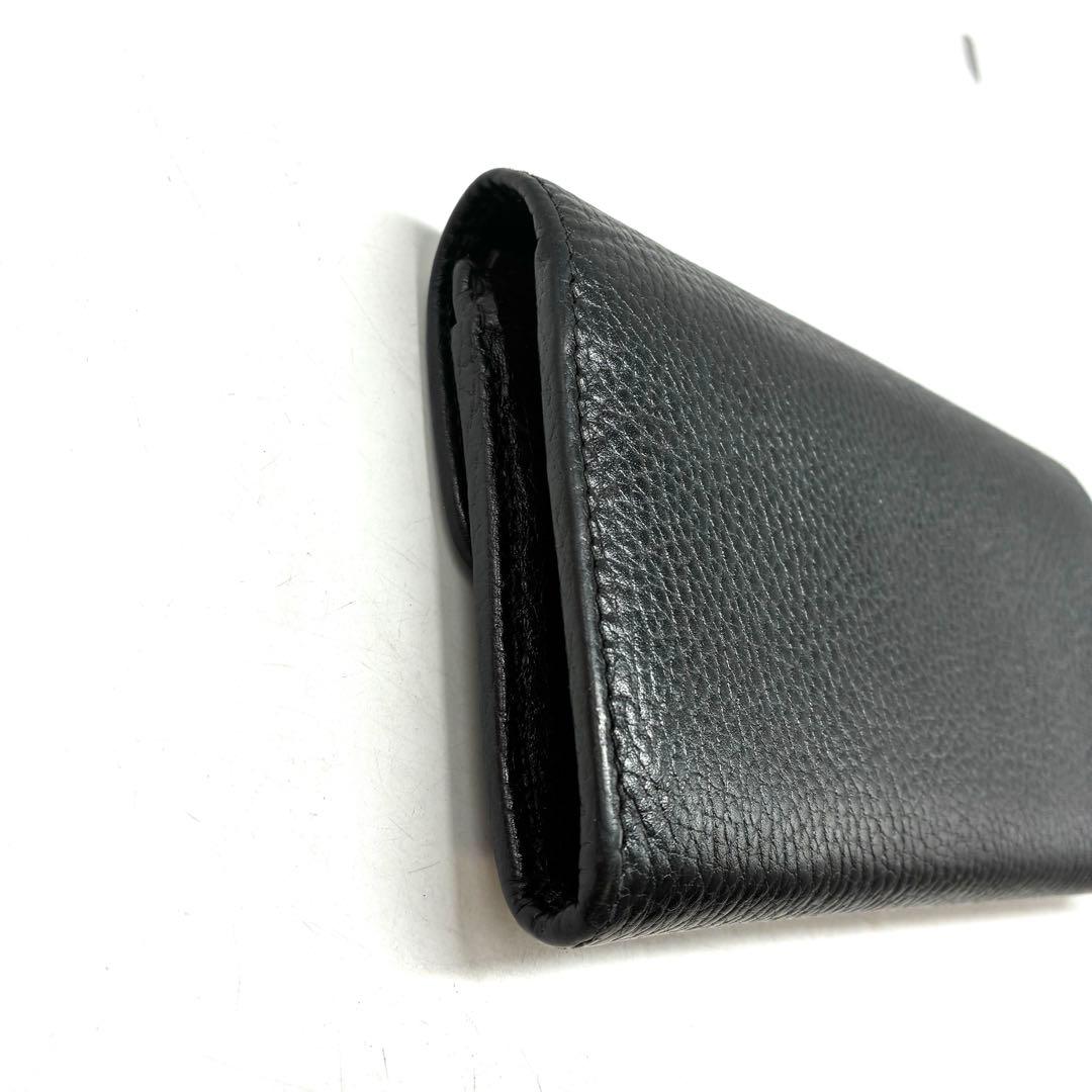 美品✨GUCCI グッチ 長財布 インターロッキング 黒 615524