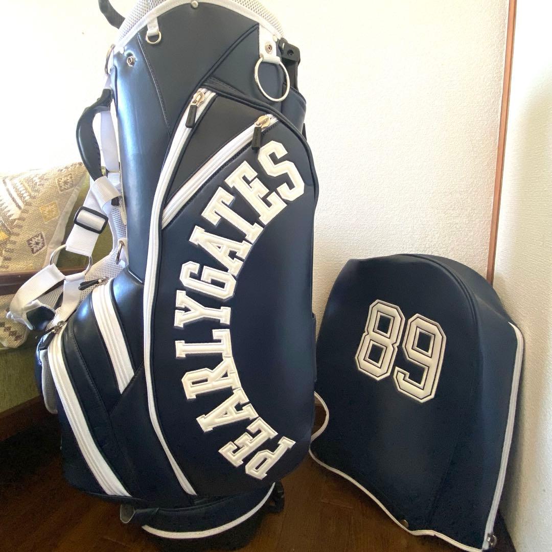 パーリーゲイツ スタンド　キャディバッグ　ネイビー