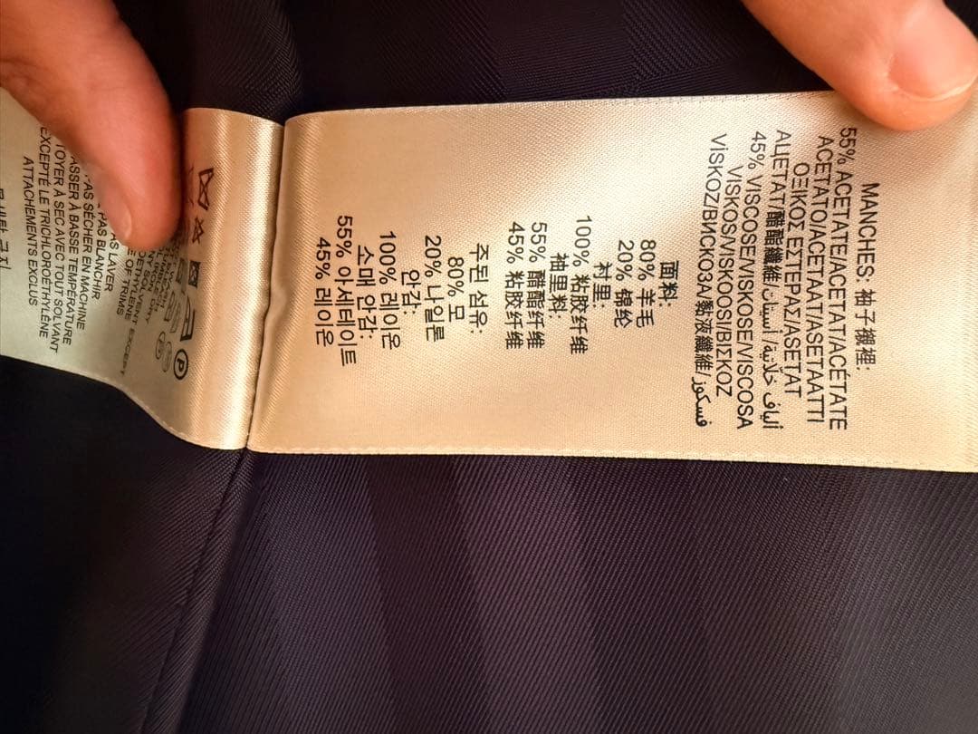 ◆BURBERRY LONDON◆ チェスターコート ネイビー