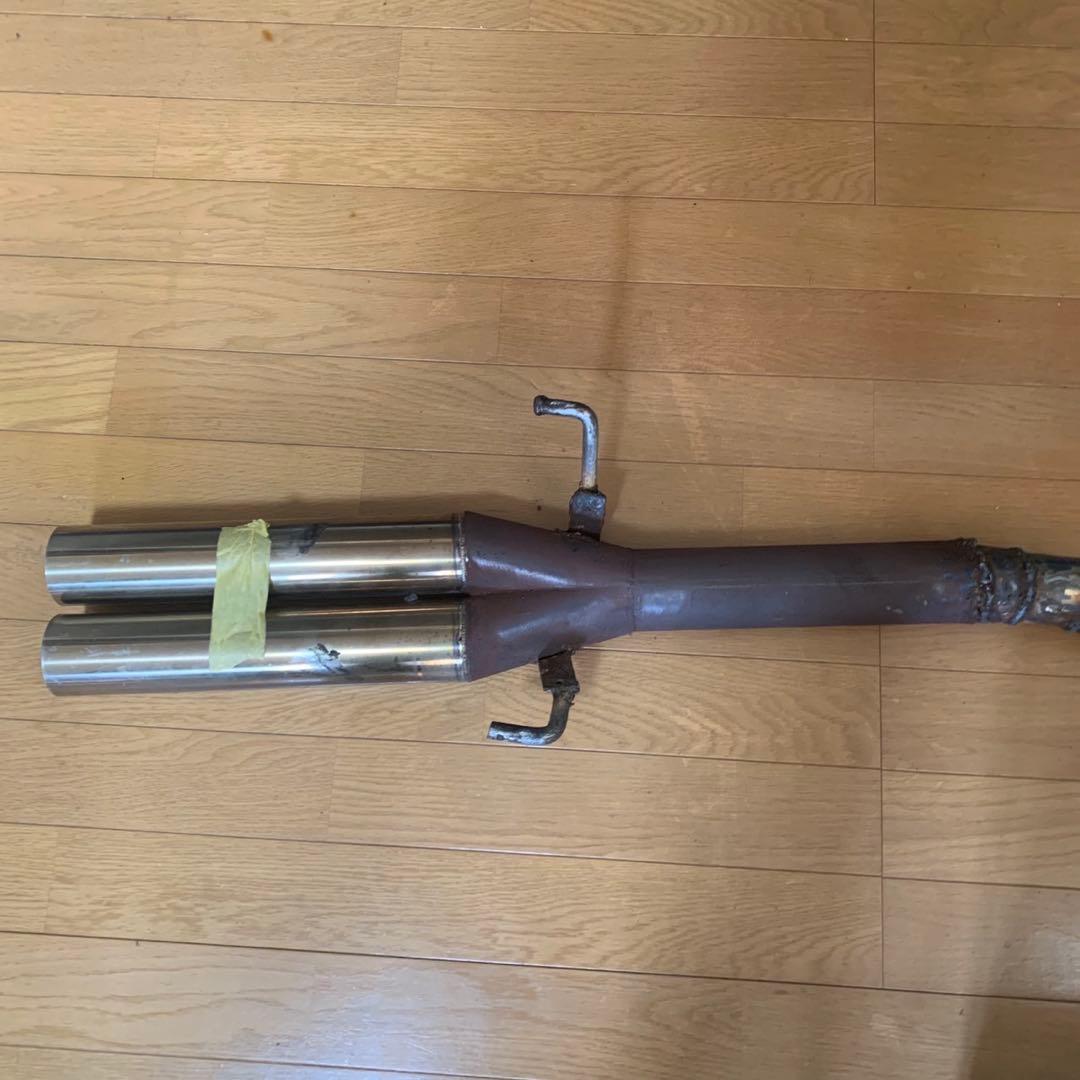 ステンレス デュアルマフラー ボルトオン