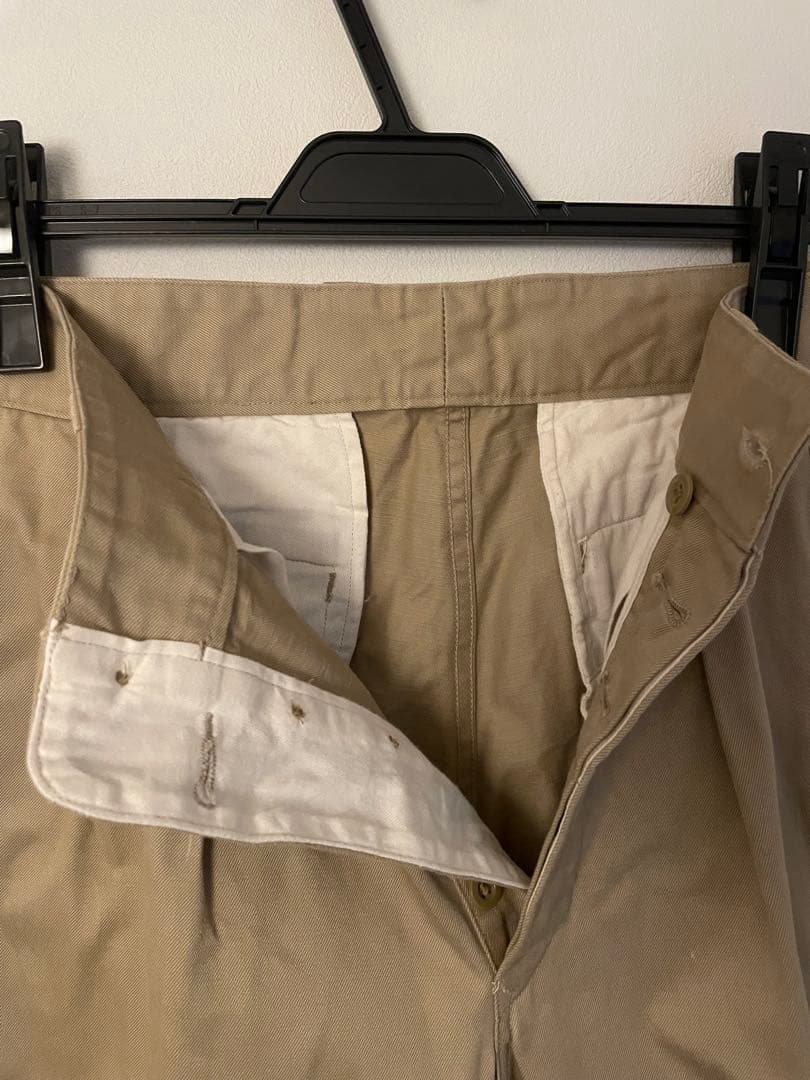 SCYE BASICS M52 フレンチアーミー 2タック チノ トラウザーズ