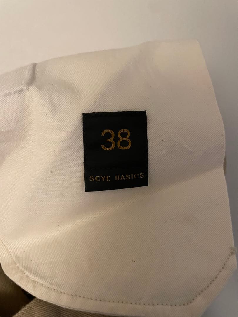 SCYE BASICS M52 フレンチアーミー 2タック チノ トラウザーズ