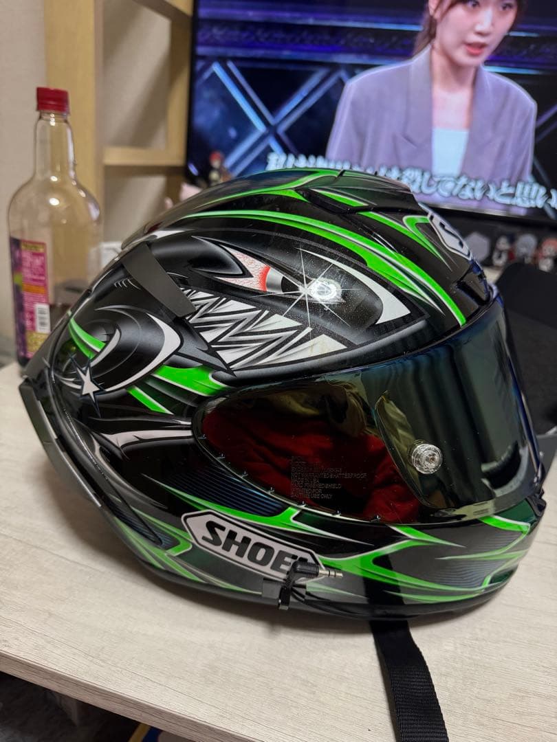 SHOEI X-14 YANAGAWA5 TC-4GR/BK L ヤナガワモデル
