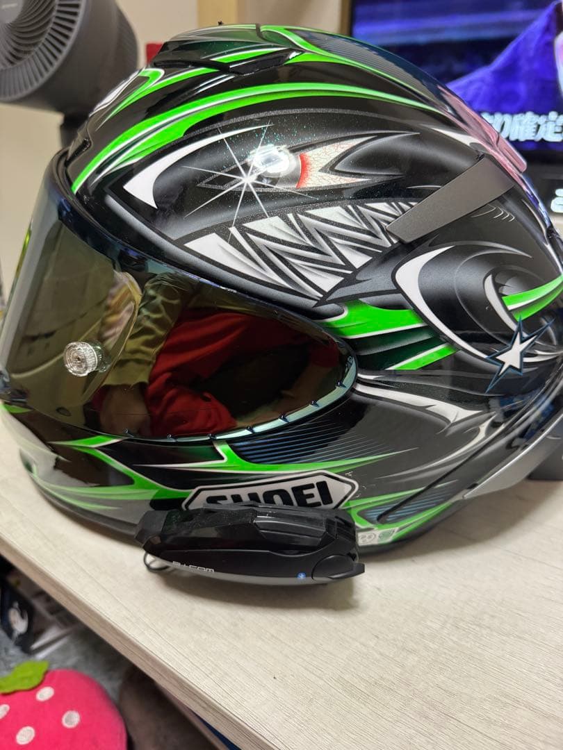 SHOEI X-14 YANAGAWA5 TC-4GR/BK L ヤナガワモデル