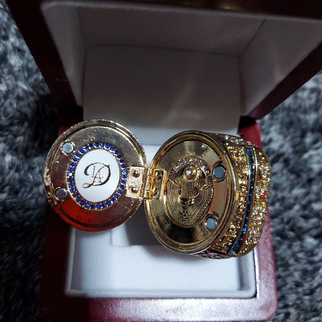 大谷翔平　漢字　ドジャース　2024年　チャンピオンリング　レプリカ　木箱セット