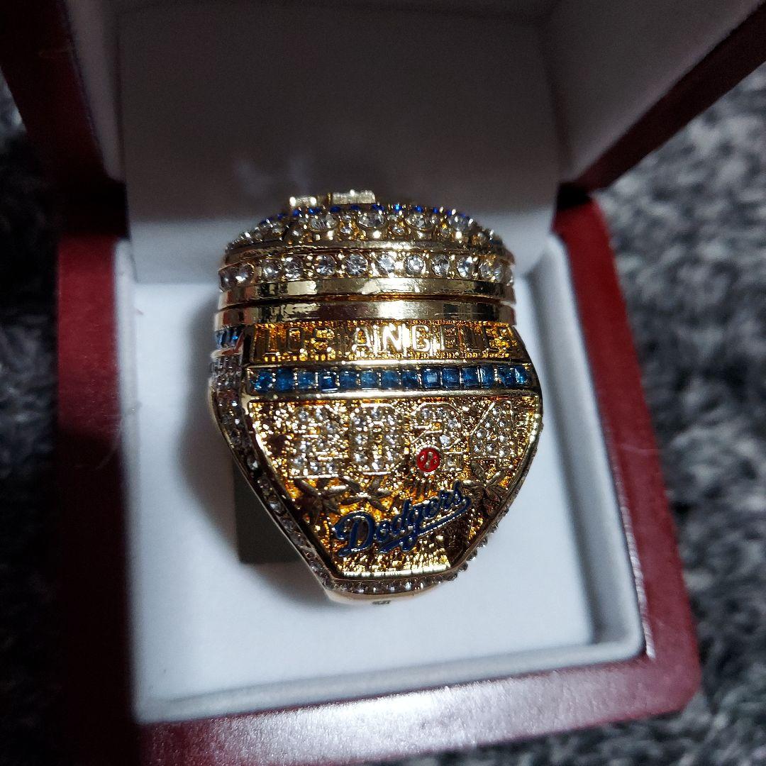 大谷翔平　漢字　ドジャース　2024年　チャンピオンリング　レプリカ　木箱セット