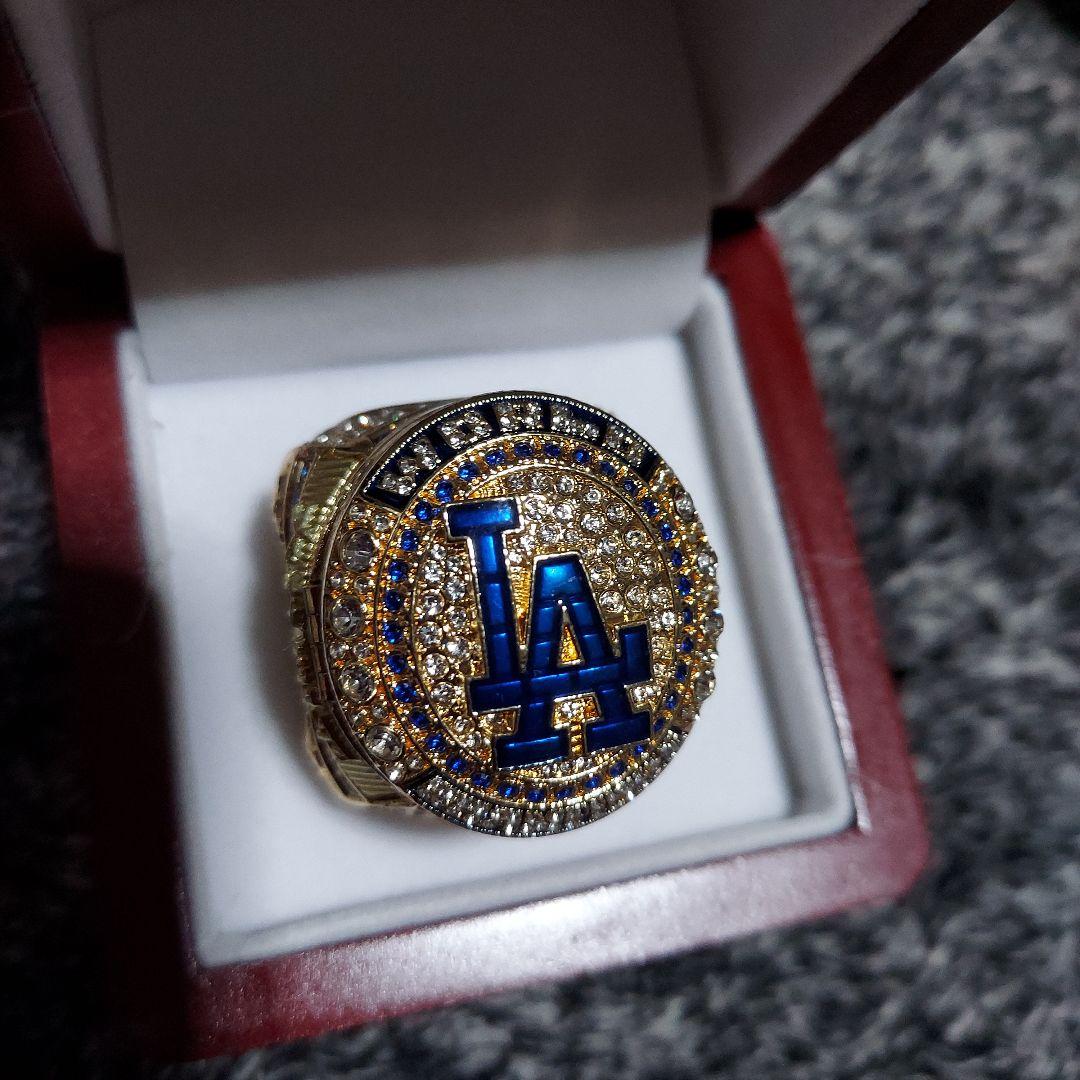 大谷翔平　漢字　ドジャース　2024年　チャンピオンリング　レプリカ　木箱セット