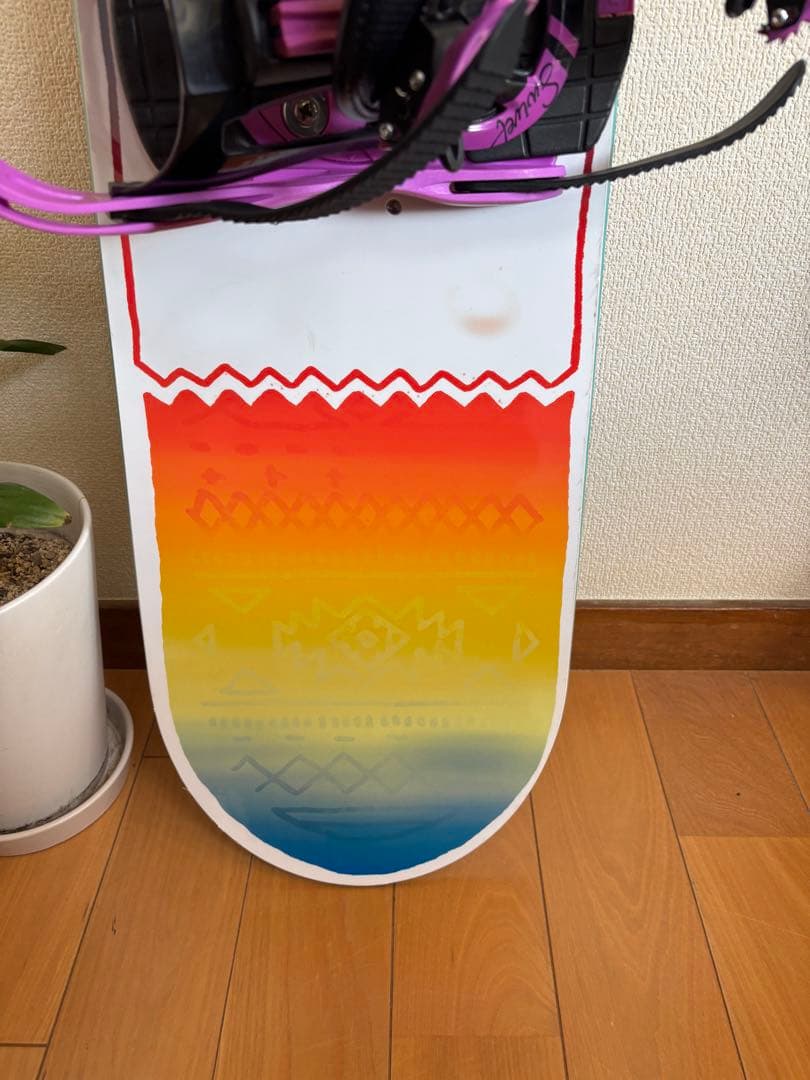 SWIVEL SILK 146センチ　レディース スノーボード ビンディング付き