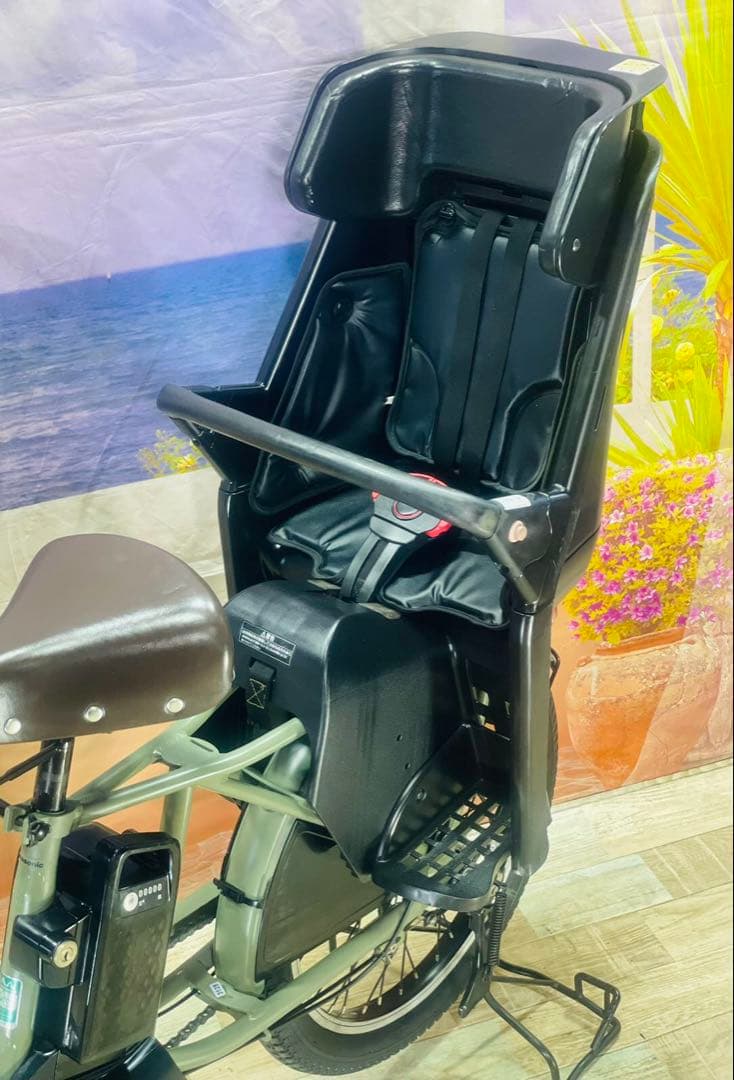 ギュットアニーズ⭐️16AH！パナソニック子供乗せ電動アシスト自転車Y3128