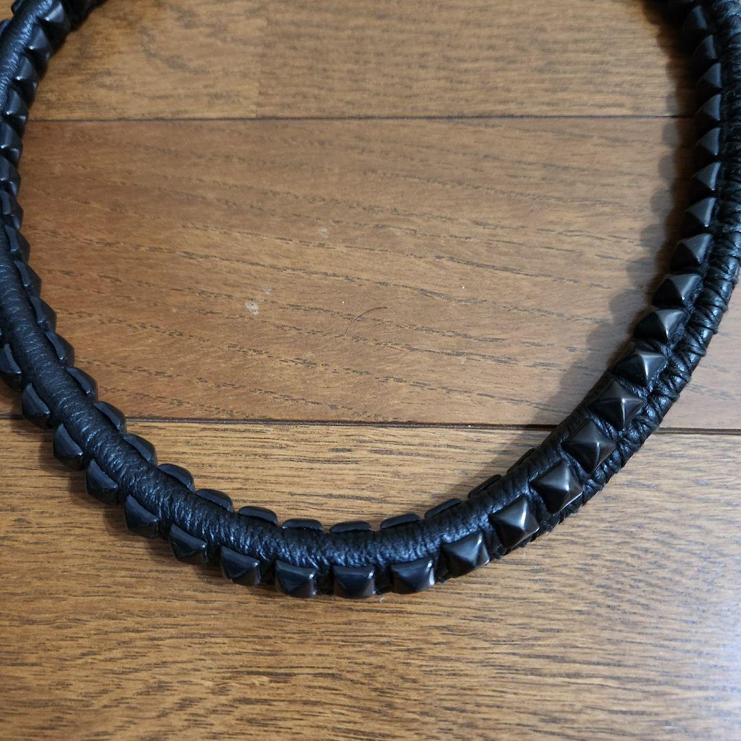 CALEE ブラックレザー ウォレットチェーン 箱付き