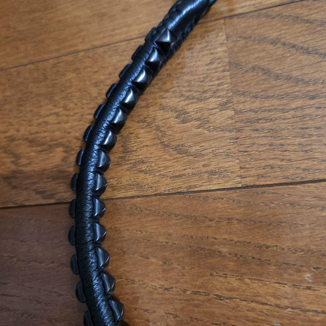 CALEE ブラックレザー ウォレットチェーン 箱付き