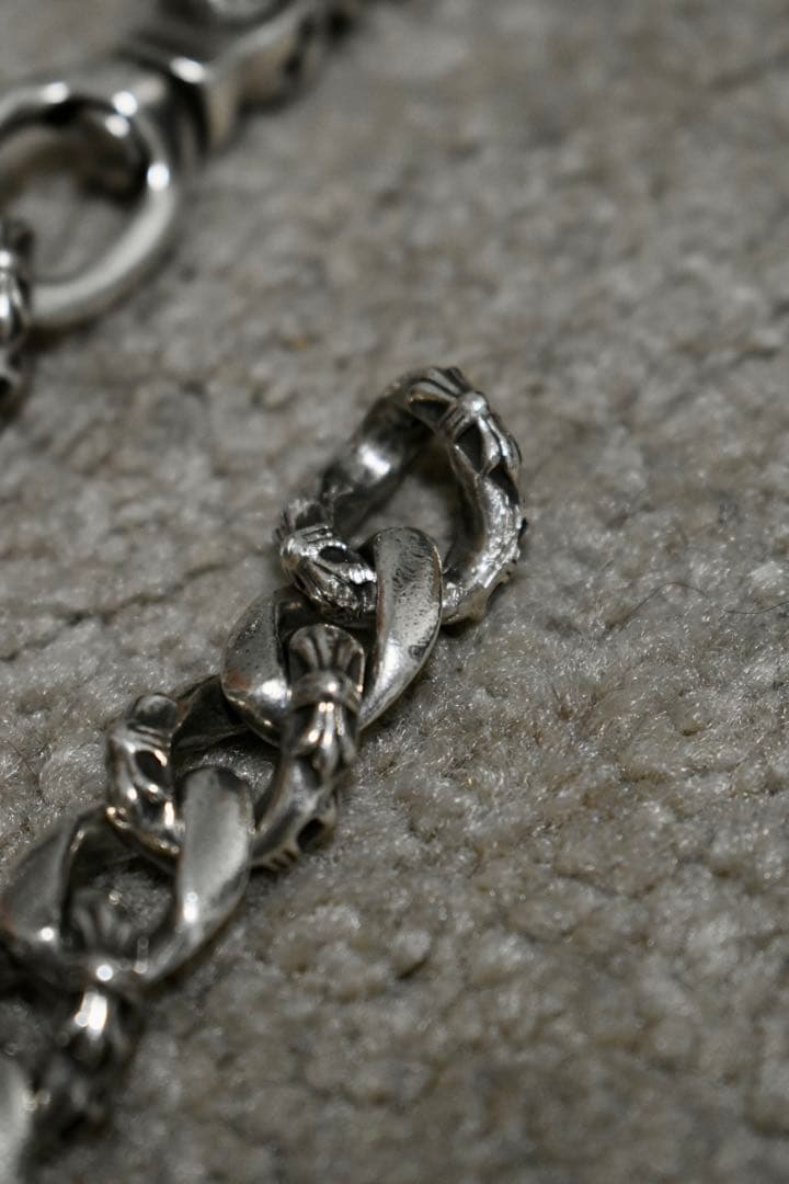ChromeHearts クロムハーツ　ウォレットチェーン　ファンシー　ショート