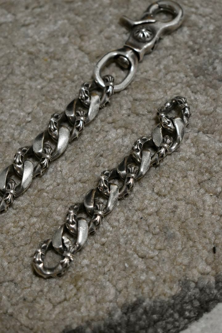 ChromeHearts クロムハーツ　ウォレットチェーン　ファンシー　ショート