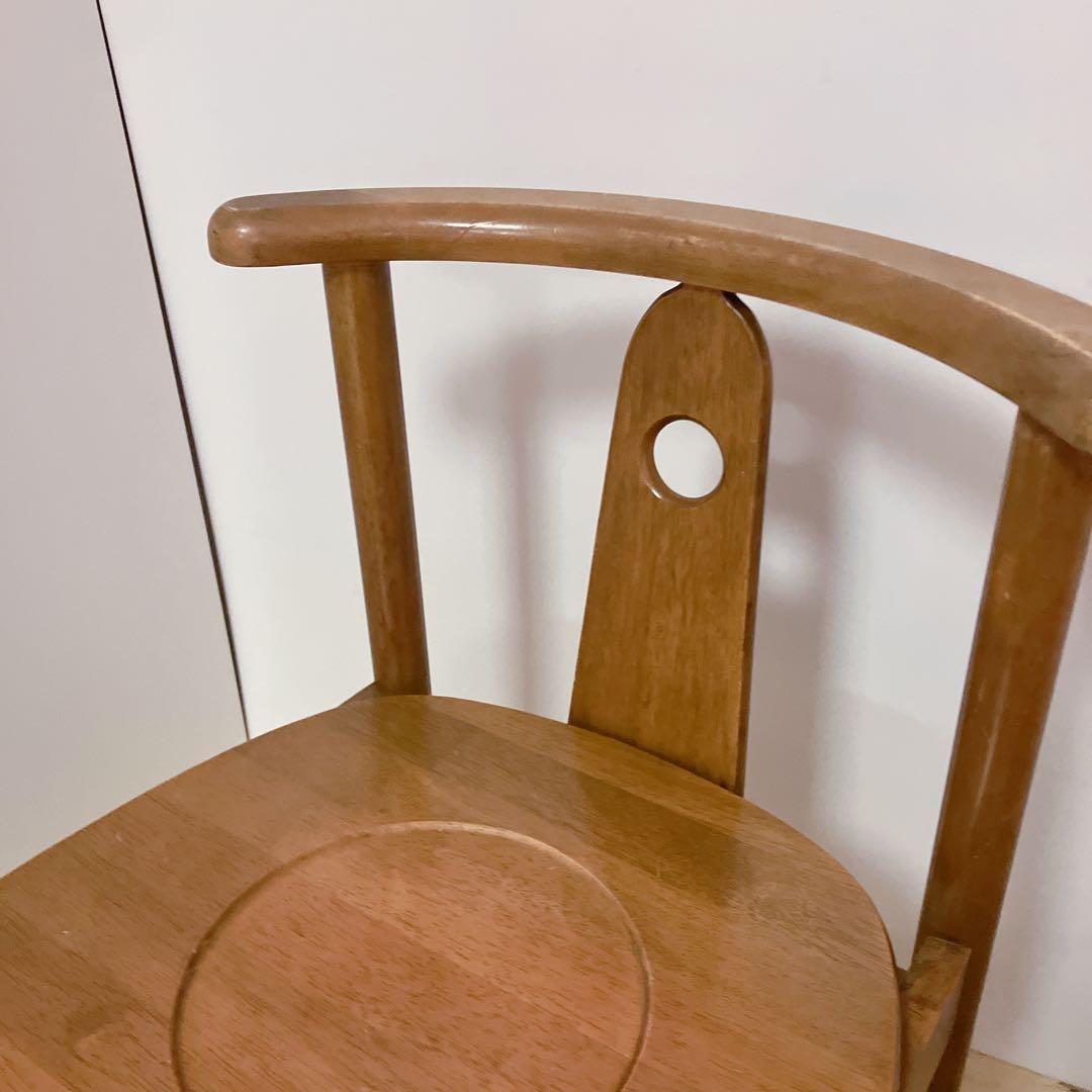 木製　ダイニングチェア　2脚セット　木製椅子　北欧　アームレスチェア