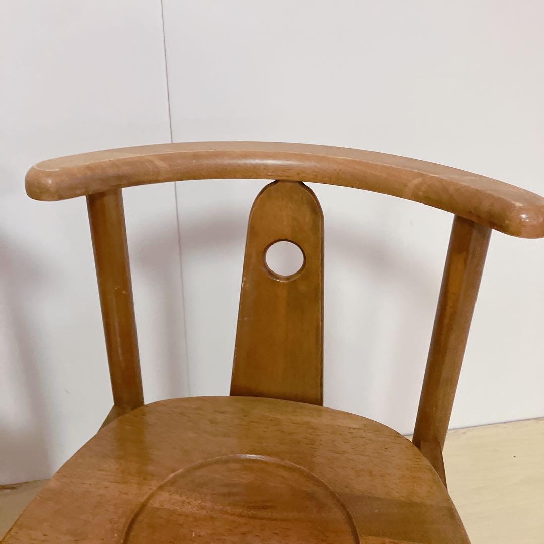 木製　ダイニングチェア　2脚セット　木製椅子　北欧　アームレスチェア