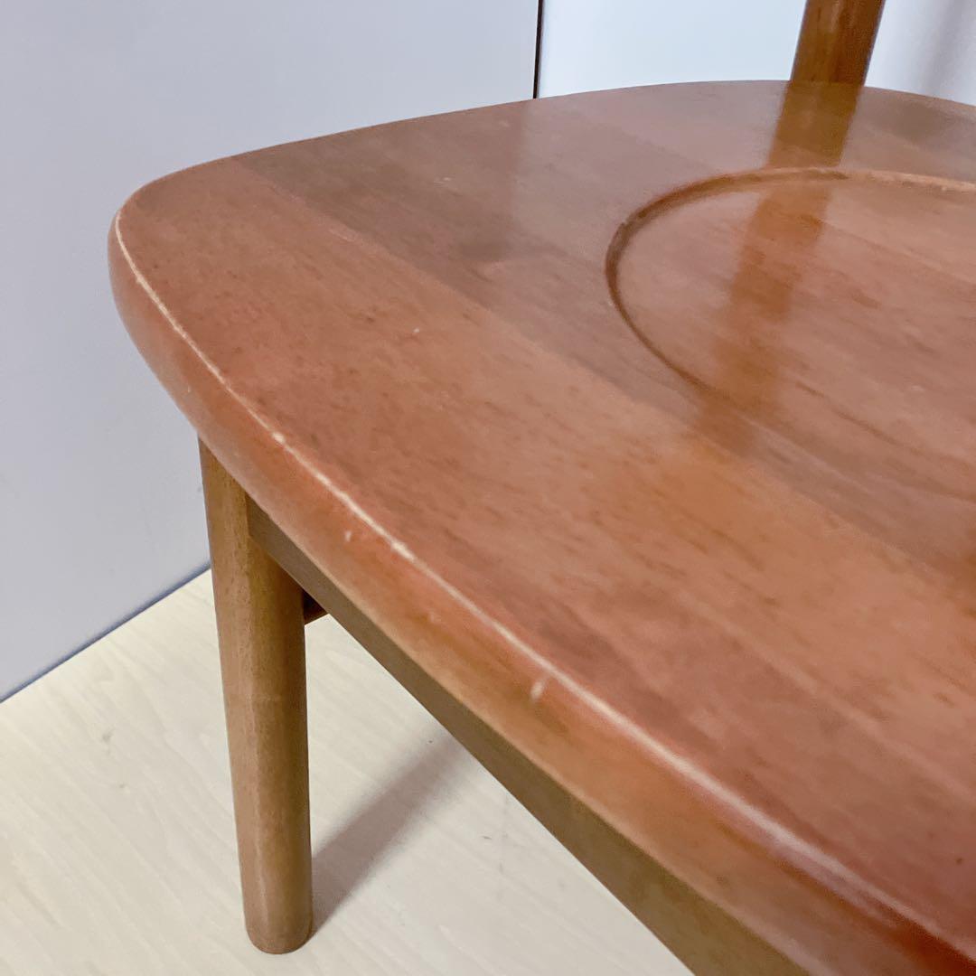 木製　ダイニングチェア　2脚セット　木製椅子　北欧　アームレスチェア