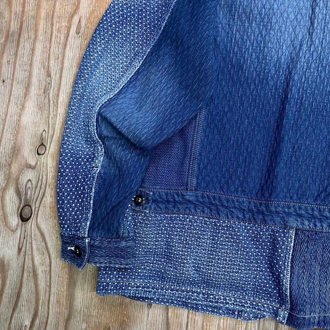 FDMTL 刺子 パッチワーク カバーオール ジャケット 日本製 野良着 新品