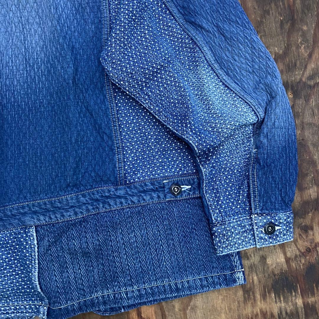 FDMTL 刺子 パッチワーク カバーオール ジャケット 日本製 野良着 新品
