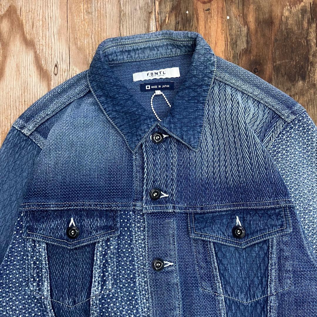 FDMTL 刺子 パッチワーク カバーオール ジャケット 日本製 野良着 新品
