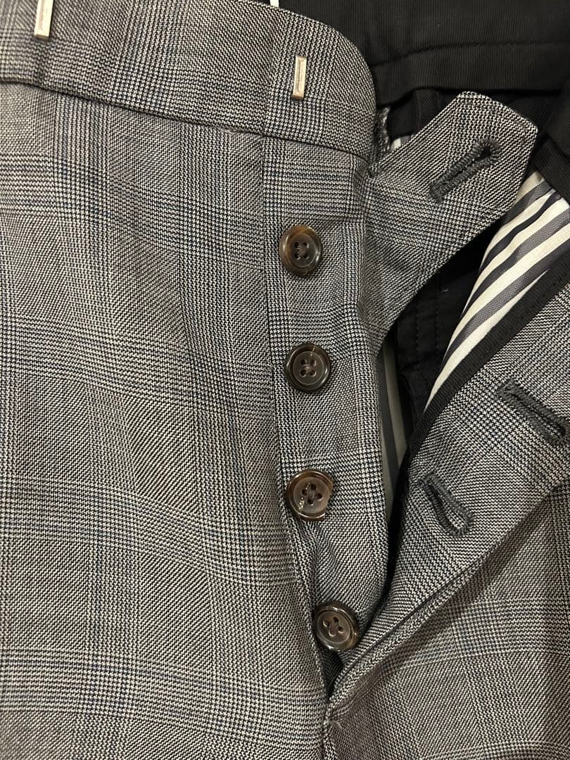 トムブラウン グレンチェック スーツ thom browne ハンガー付き