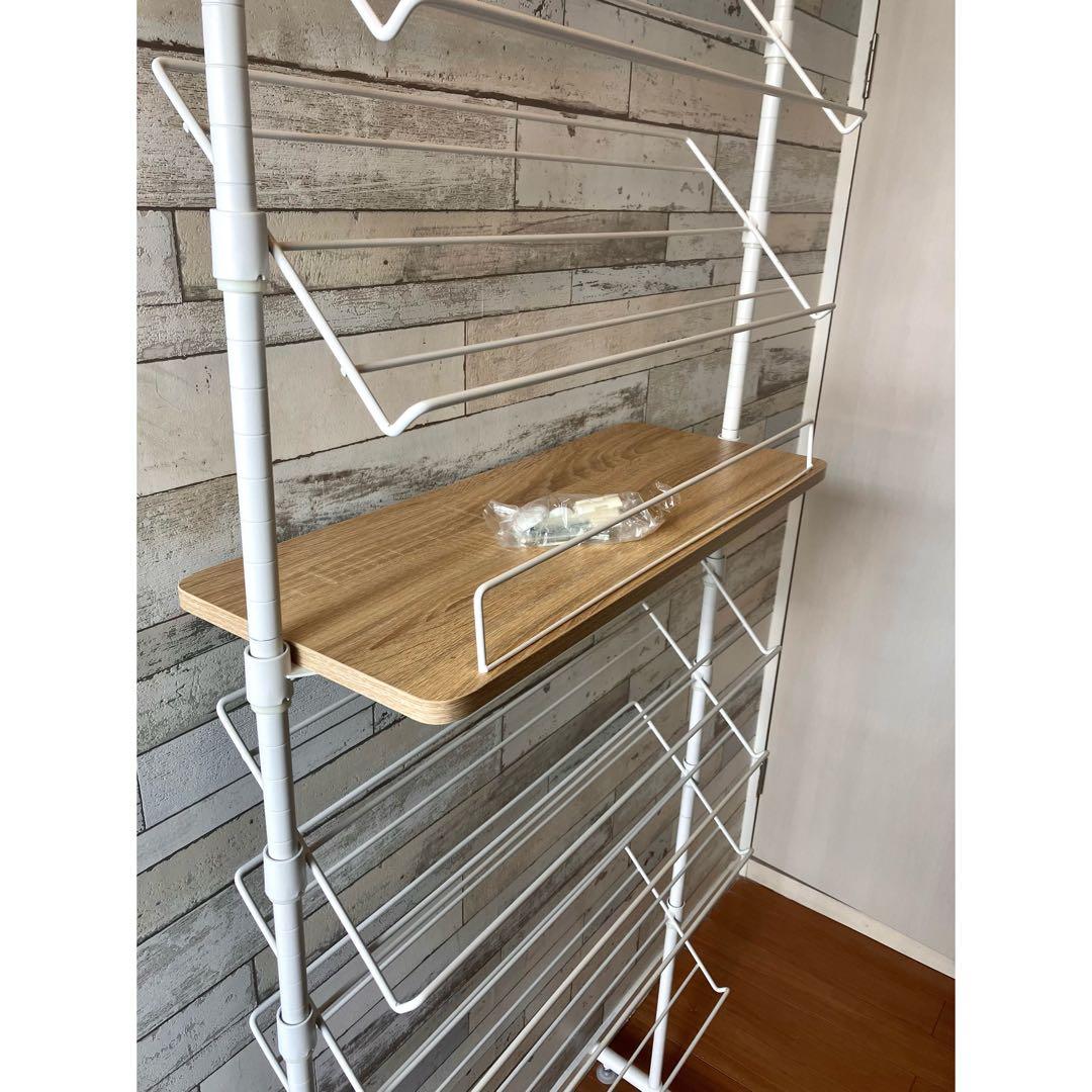 Reシューズラック 靴箱 スリム おしゃれ 玄関収納 シンプル 木目調