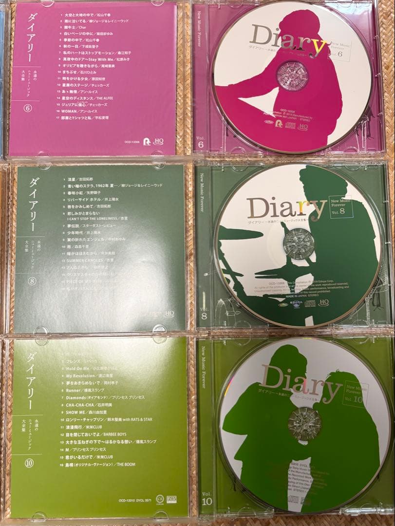 Diary 永遠のニューミュージック大全集　CD10枚 + Book2冊