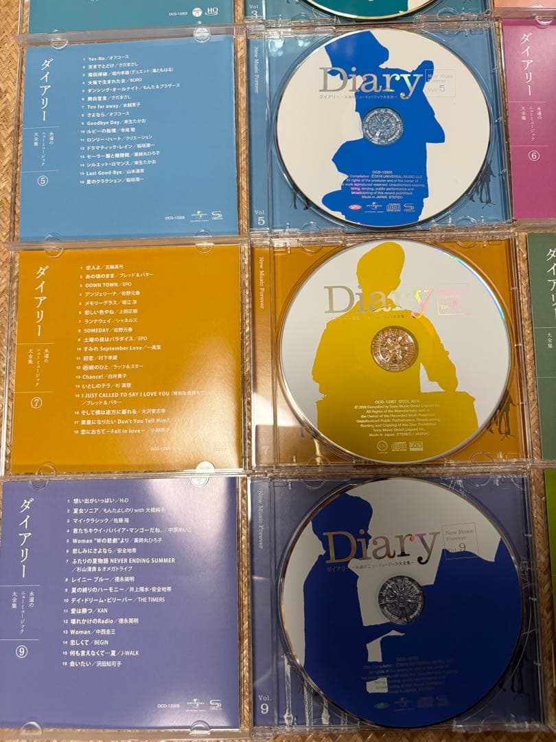 Diary 永遠のニューミュージック大全集　CD10枚 + Book2冊