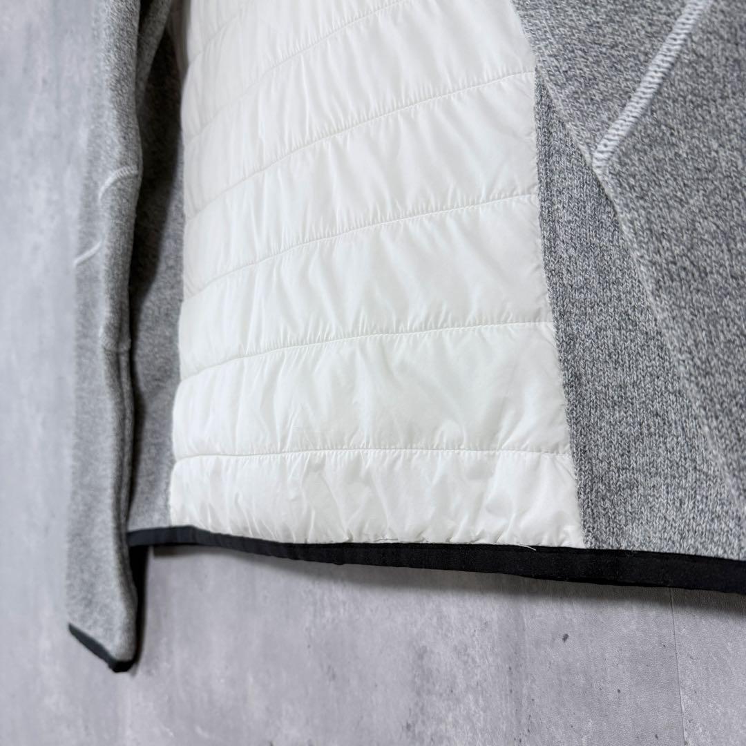 スーパーナチュラル メリノウール 中綿 スウェット上下 セットアップ グレー 黒