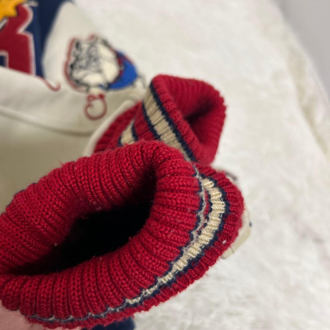 ホワイツビル フルデコ スタジャン 袖革 ショールカラー ワッペン 東洋 38