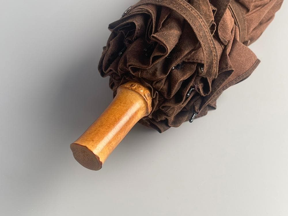 傳 tutaee 折りたたみ日傘 ツタエノヒガサ ウサギノタスキ 柿渋×紅殻