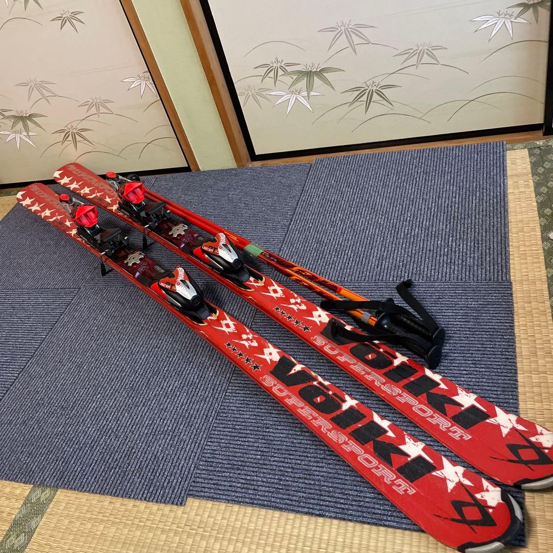 スキー板168 Volkl スキー　スキー板170 スキーストック