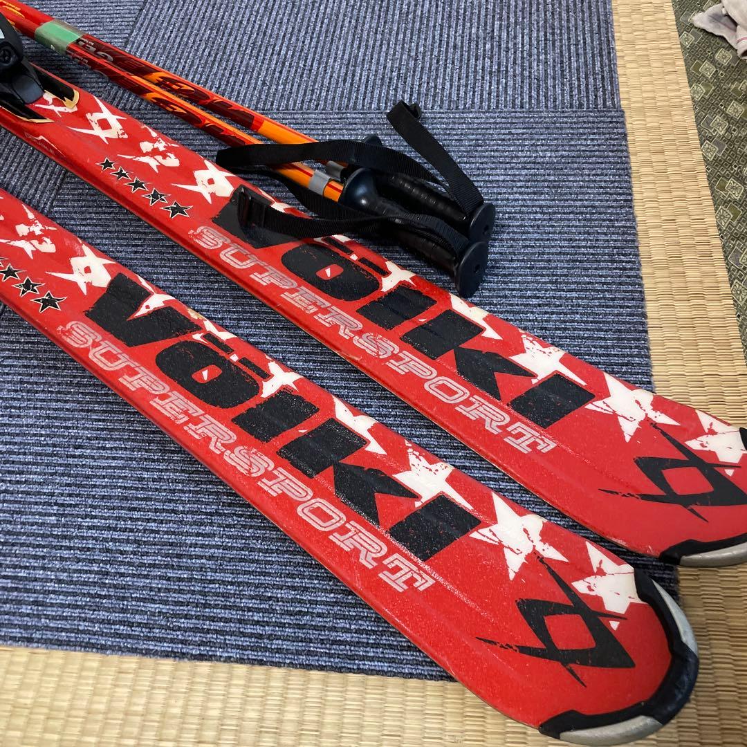 スキー板168 Volkl スキー　スキー板170 スキーストック
