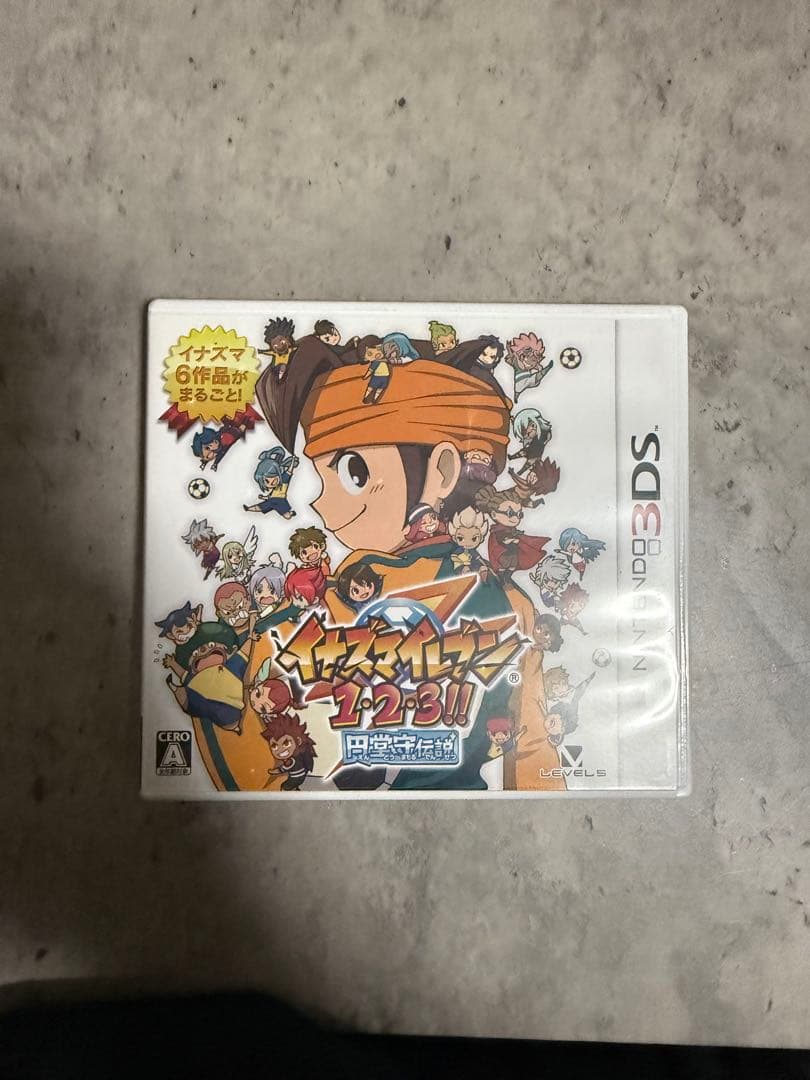 1.2.3円堂守伝説の3DSのカセットです。