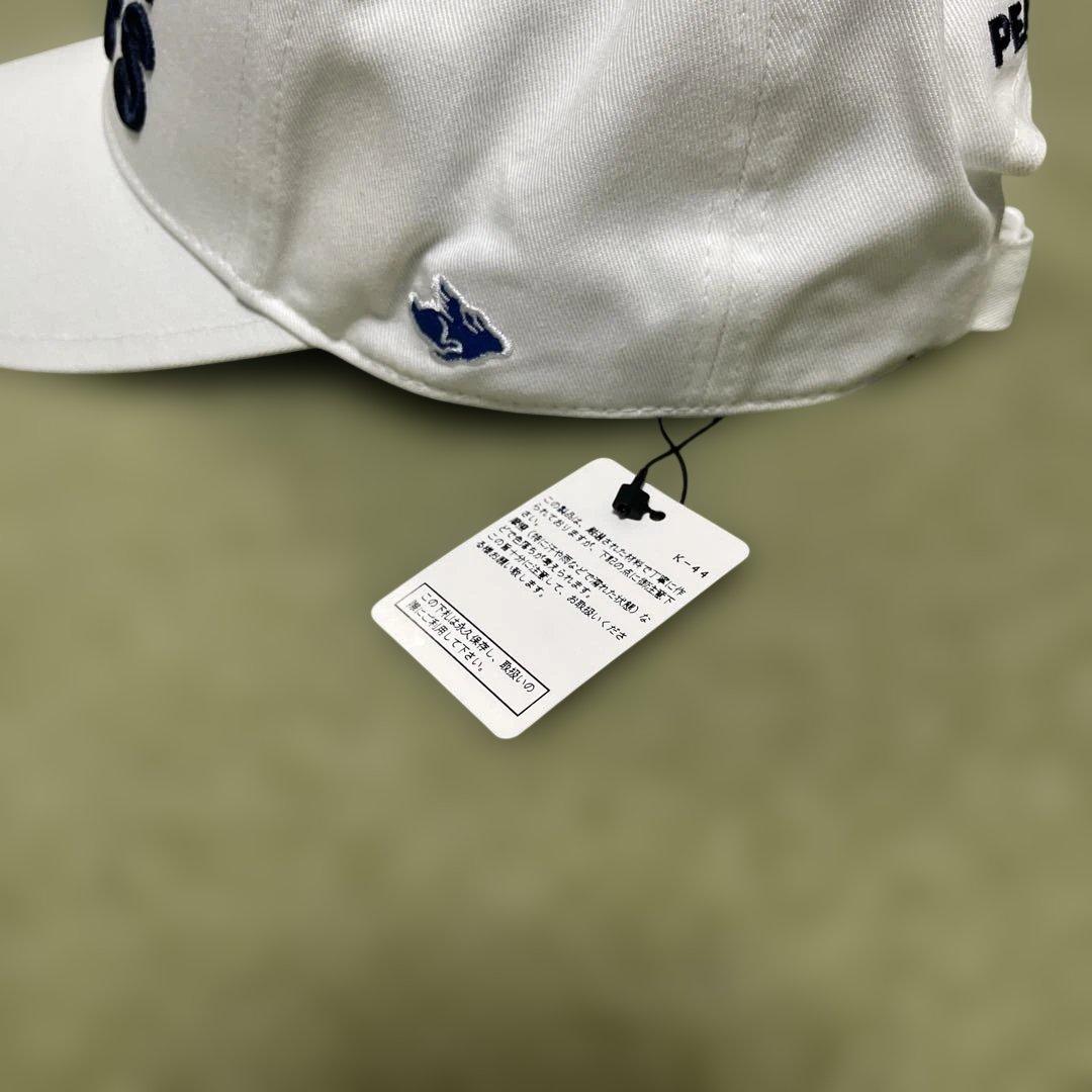 PEARLY GATES キャップ ホワイト　藤田寛之プロサイン入り
