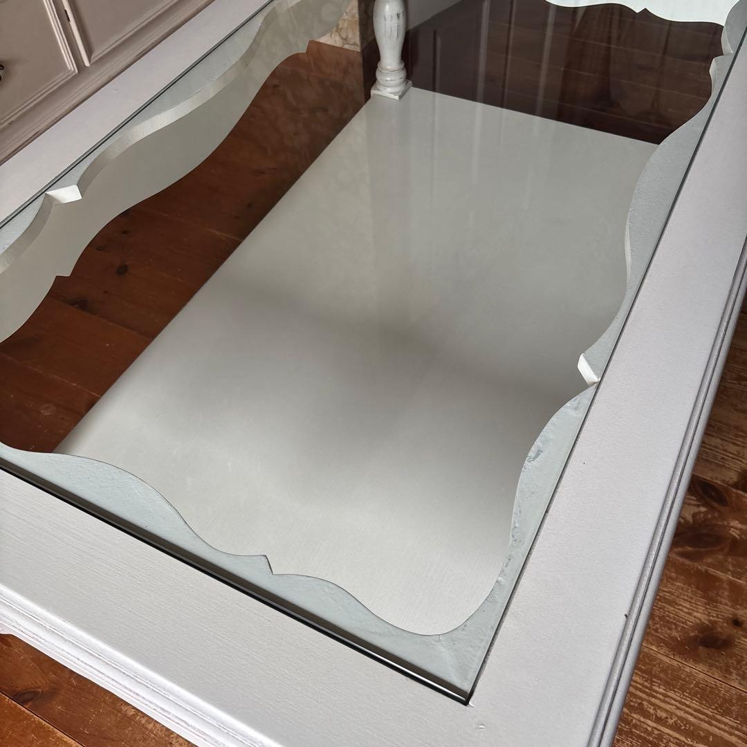 カントリーコーナー　ガラステーブル