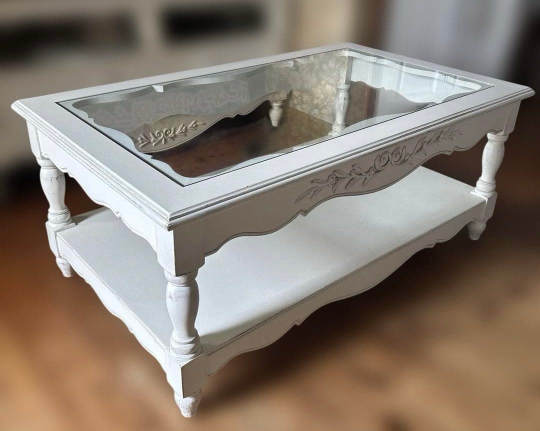 カントリーコーナー　ガラステーブル