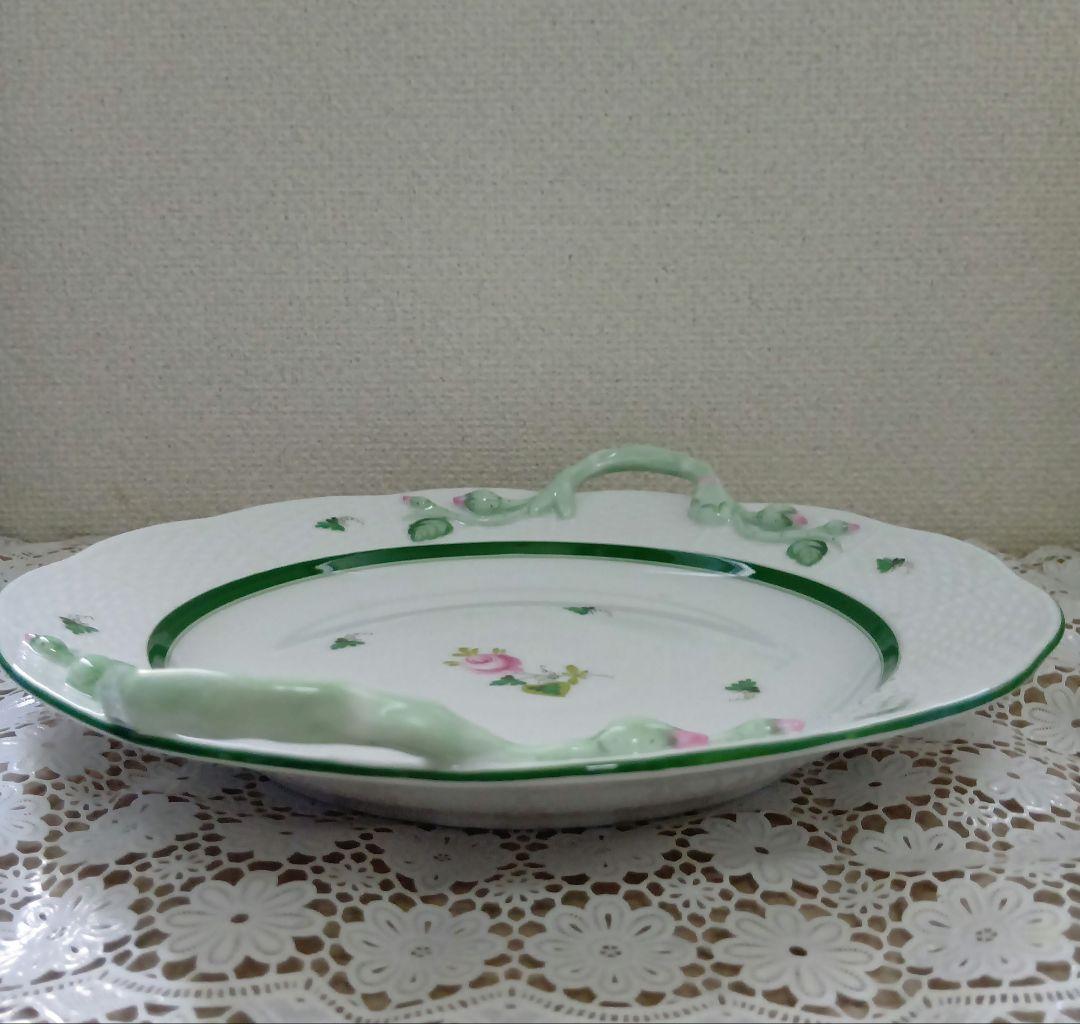 Herend　ヘレンド　ウィーンの薔薇 持ちて付プレート