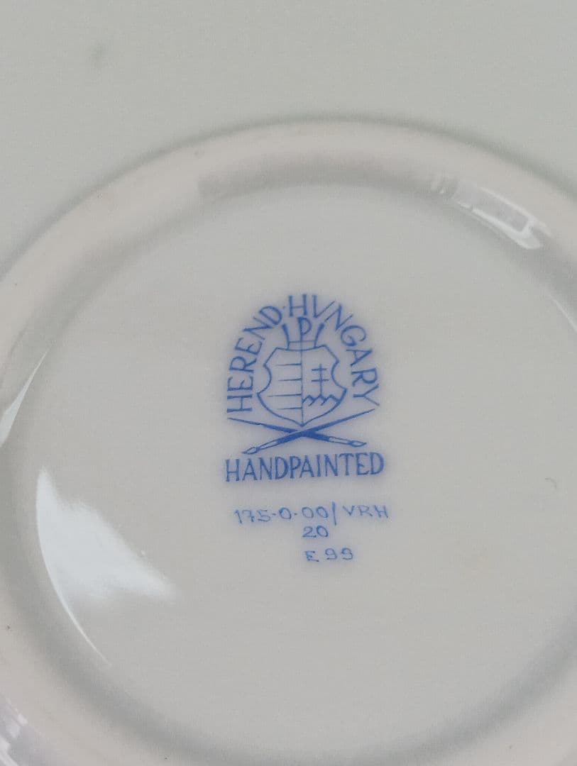 Herend　ヘレンド　ウィーンの薔薇 持ちて付プレート