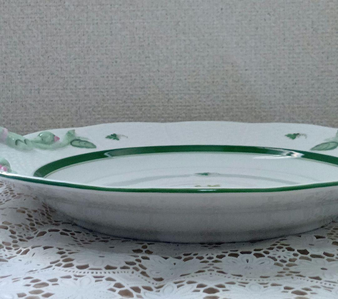 Herend　ヘレンド　ウィーンの薔薇 持ちて付プレート