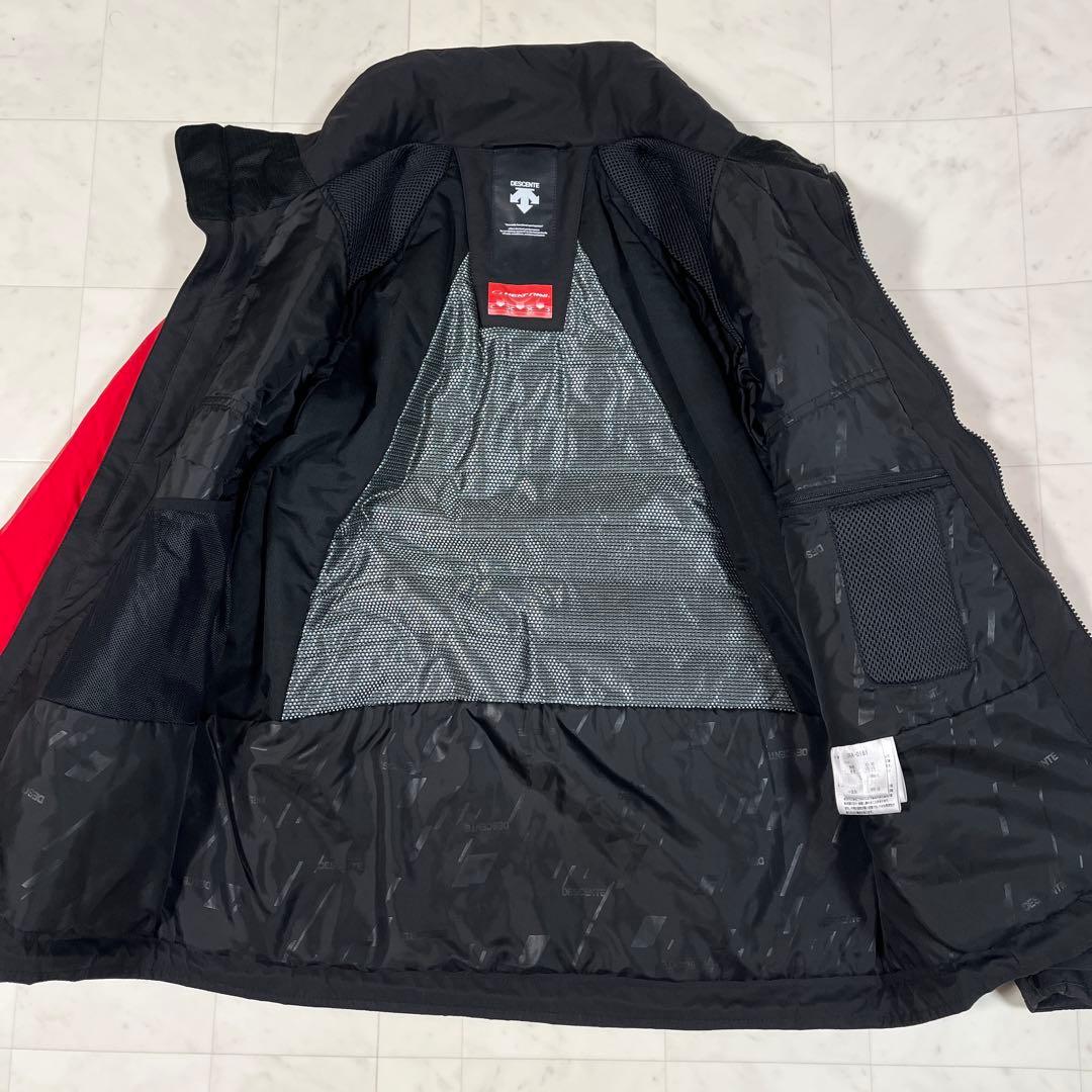 DESCENTE スキーウエア メンズ L ウエア上下 ムーヴスポーツ 赤