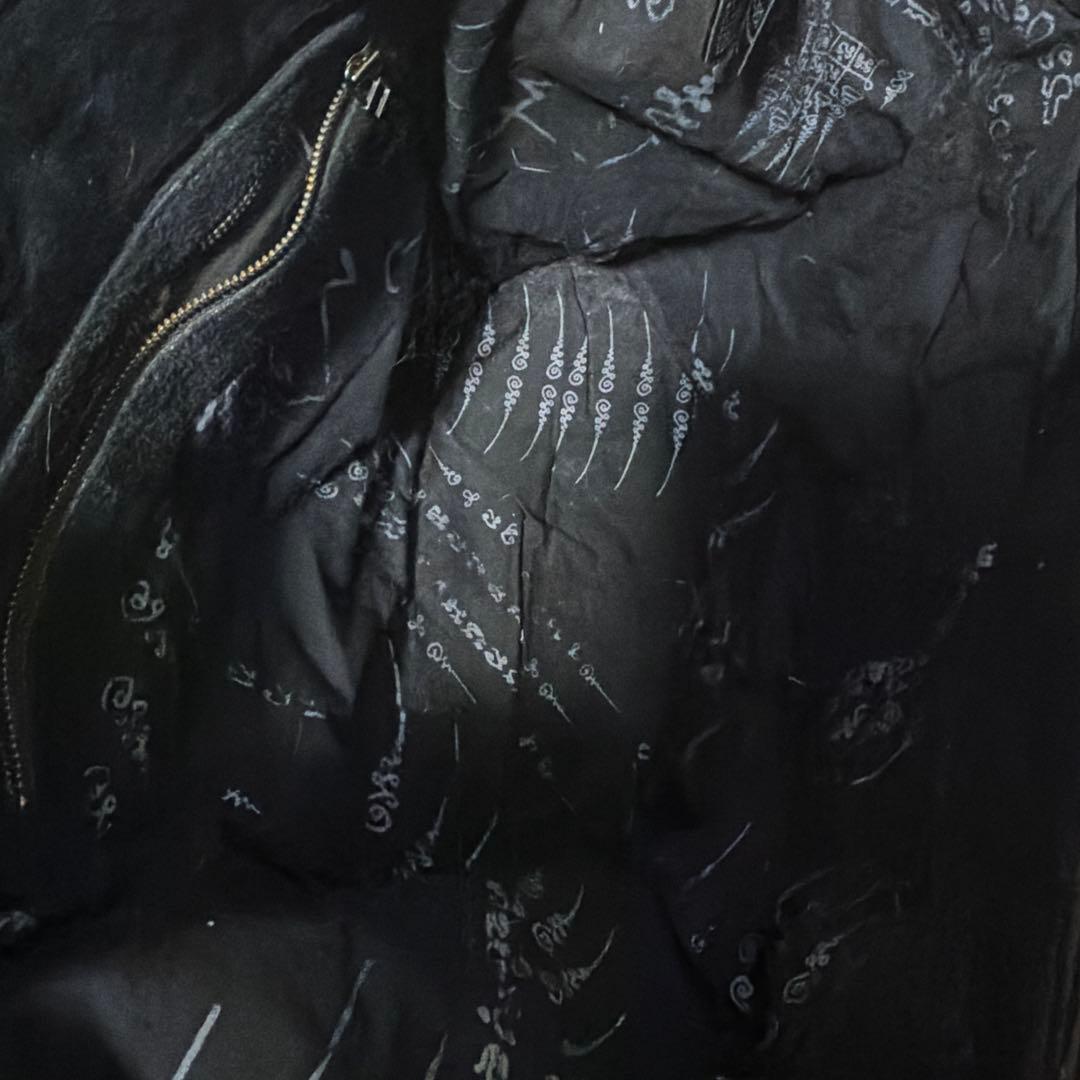 14th addiction レザー ファー バッグ v系 archive