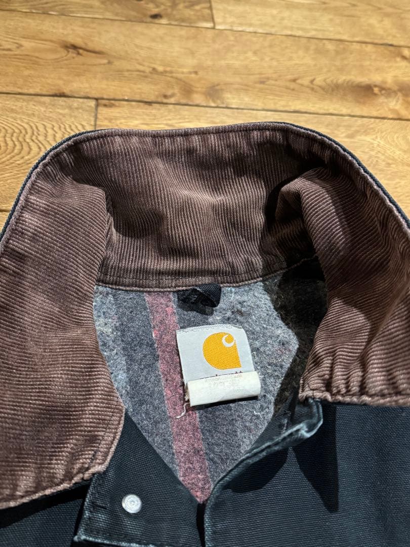 ク*ル様 90s Carhartt チョアコート カバーオール 墨黒 XL